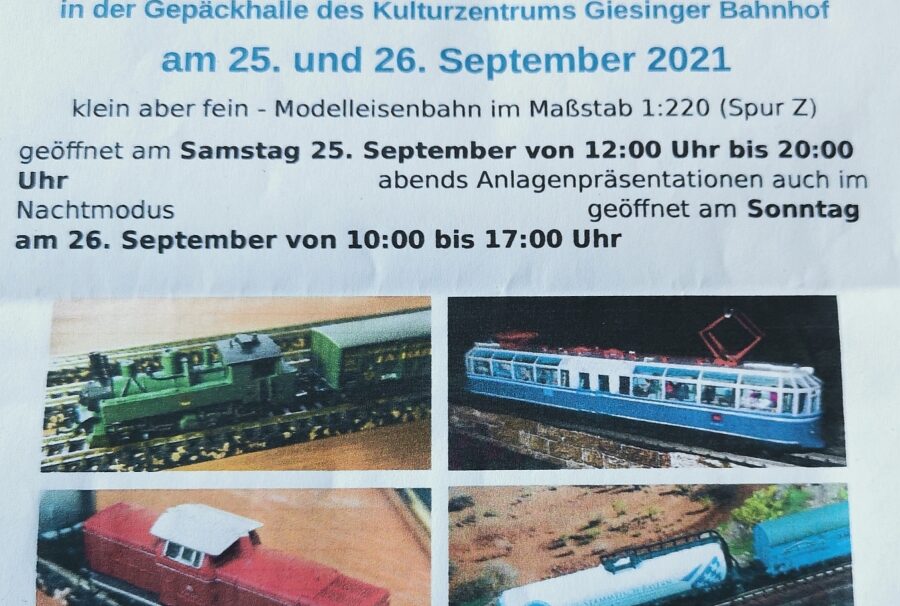 Modelleisenbahnausstellung - Giesing - 2021